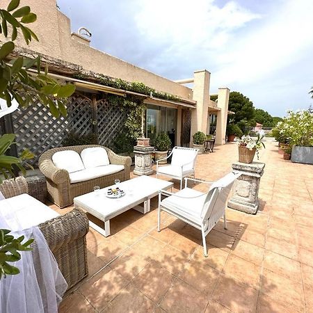 Panoramic Sea View Penthouse With Jacuzzi And 450 Sqm Terrace Lägenhet Antibes Exteriör bild