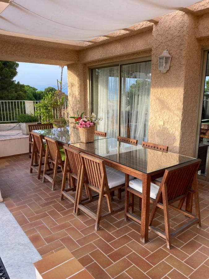 Panoramic Sea View Penthouse With Jacuzzi And 450 Sqm Terrace Lägenhet Antibes Exteriör bild