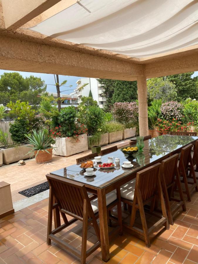 Panoramic Sea View Penthouse With Jacuzzi And 450 Sqm Terrace Lägenhet Antibes Exteriör bild